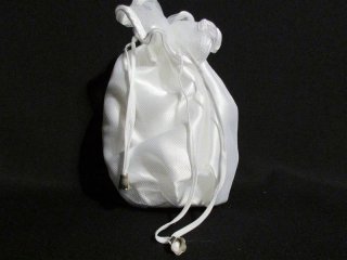 Brautbeutel Satin Tüll